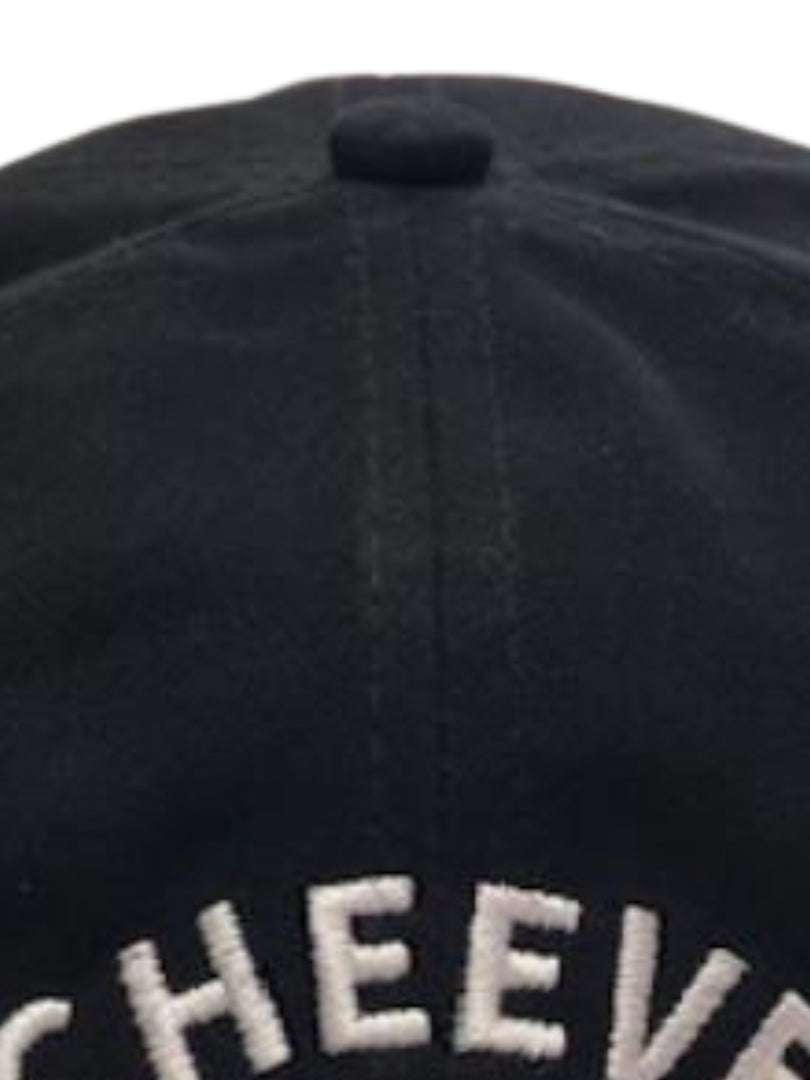 ACHEEVEN HAT BLACK WITH WHITE LETTERS